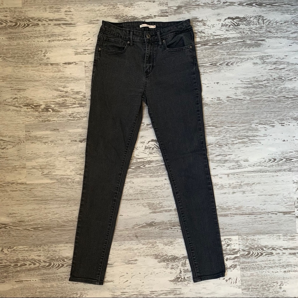 Levi’s Mid Rise Skinny Jean Gray/Black